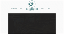 Desktop Screenshot of casablancavintage.com