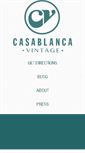 Mobile Screenshot of casablancavintage.com